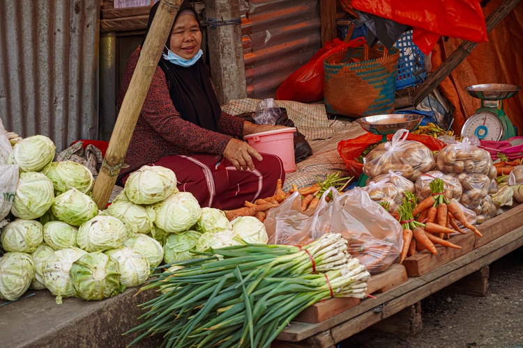 Garden produce from Duri